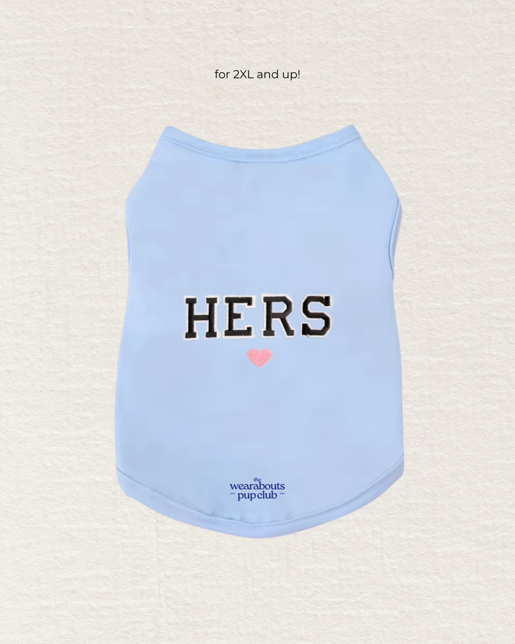 his/hers pup tee set