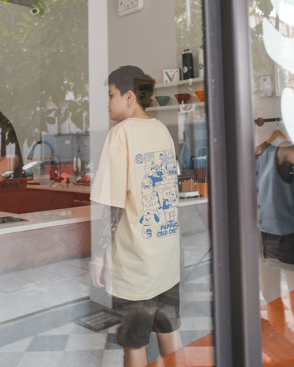 puppuccinos & cold chew brews tee (butter)