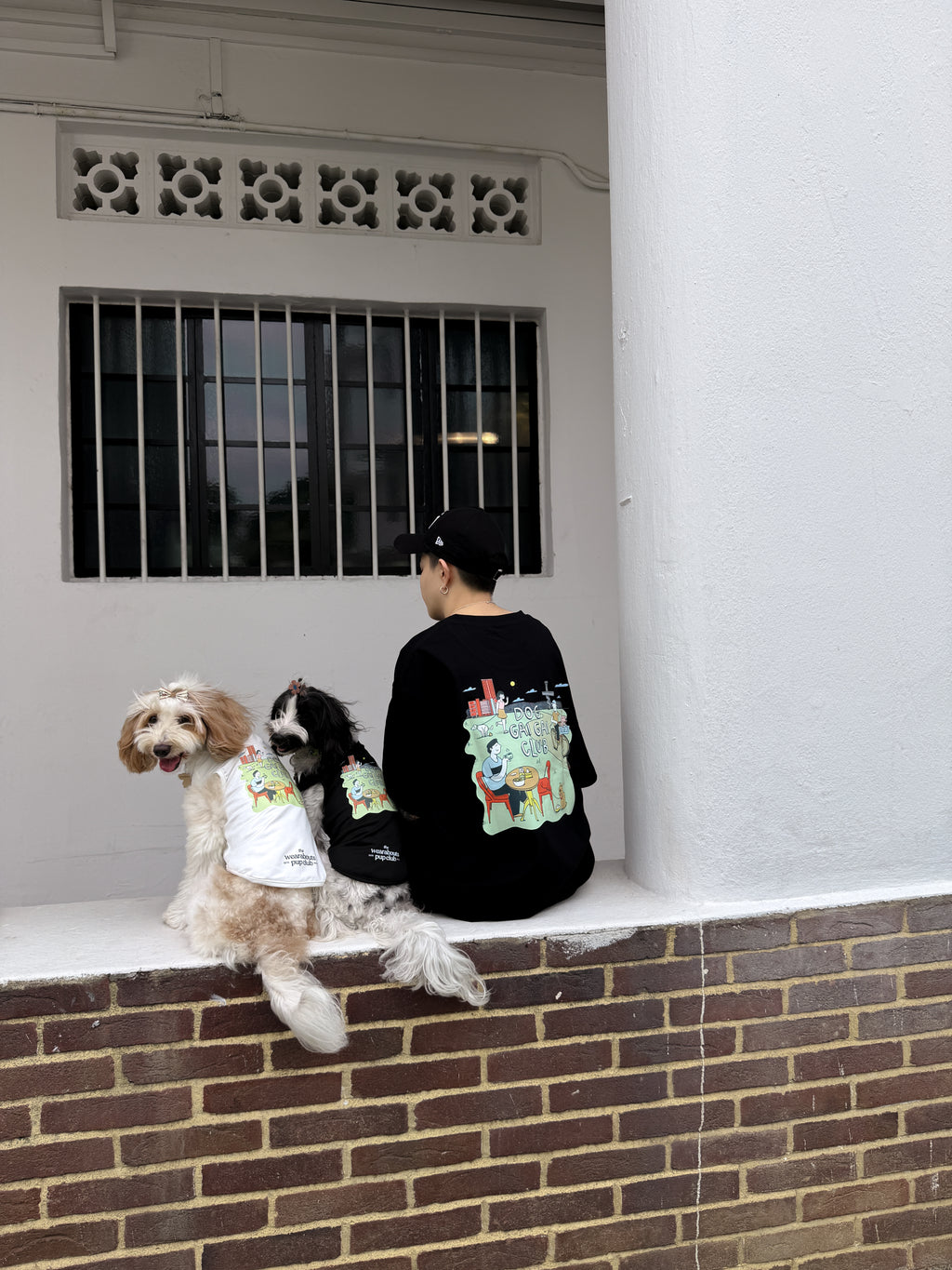 dog gai gai club tee (black)