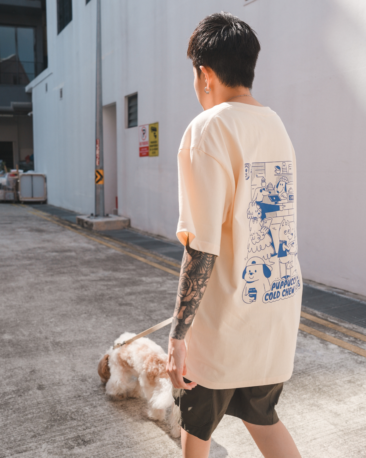 puppuccinos & cold chew brews tee (butter)