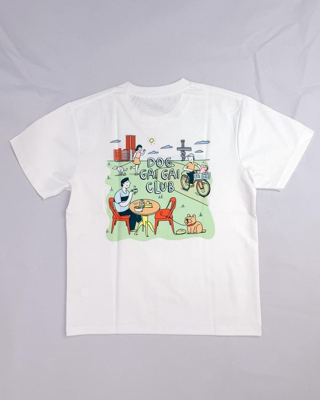 dog gai gai club tee (white)