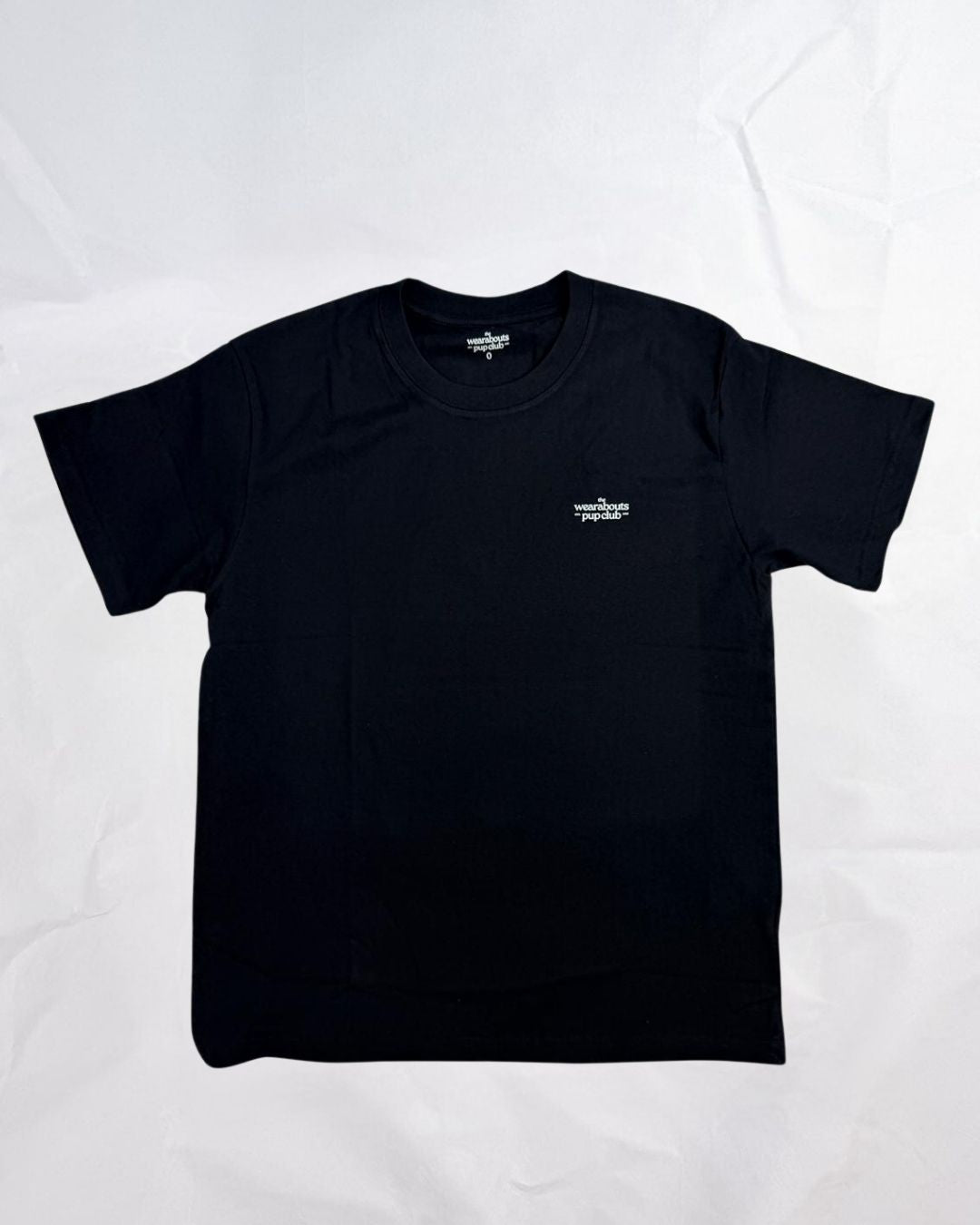 portraits of dog life tee in black (NEW!)