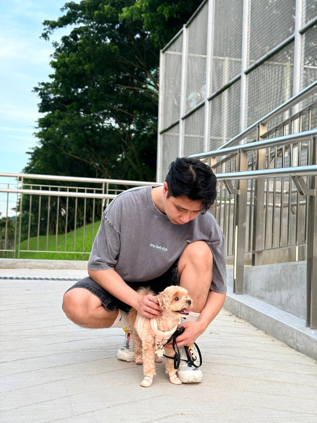pup dad club tee