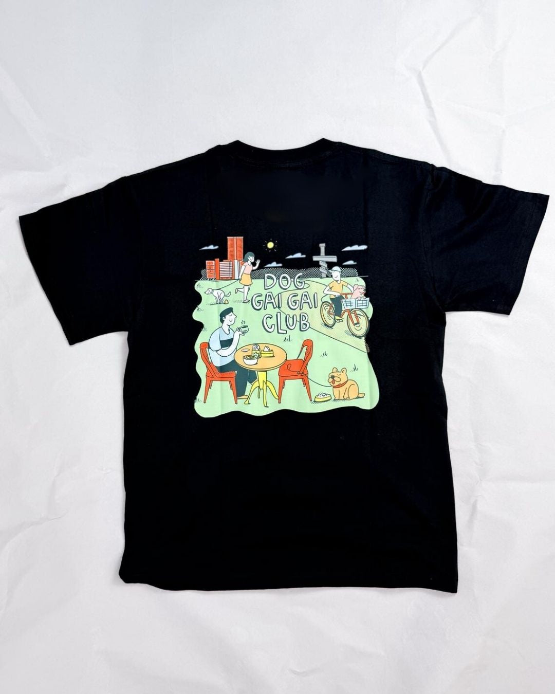 dog gai gai club tee (black)