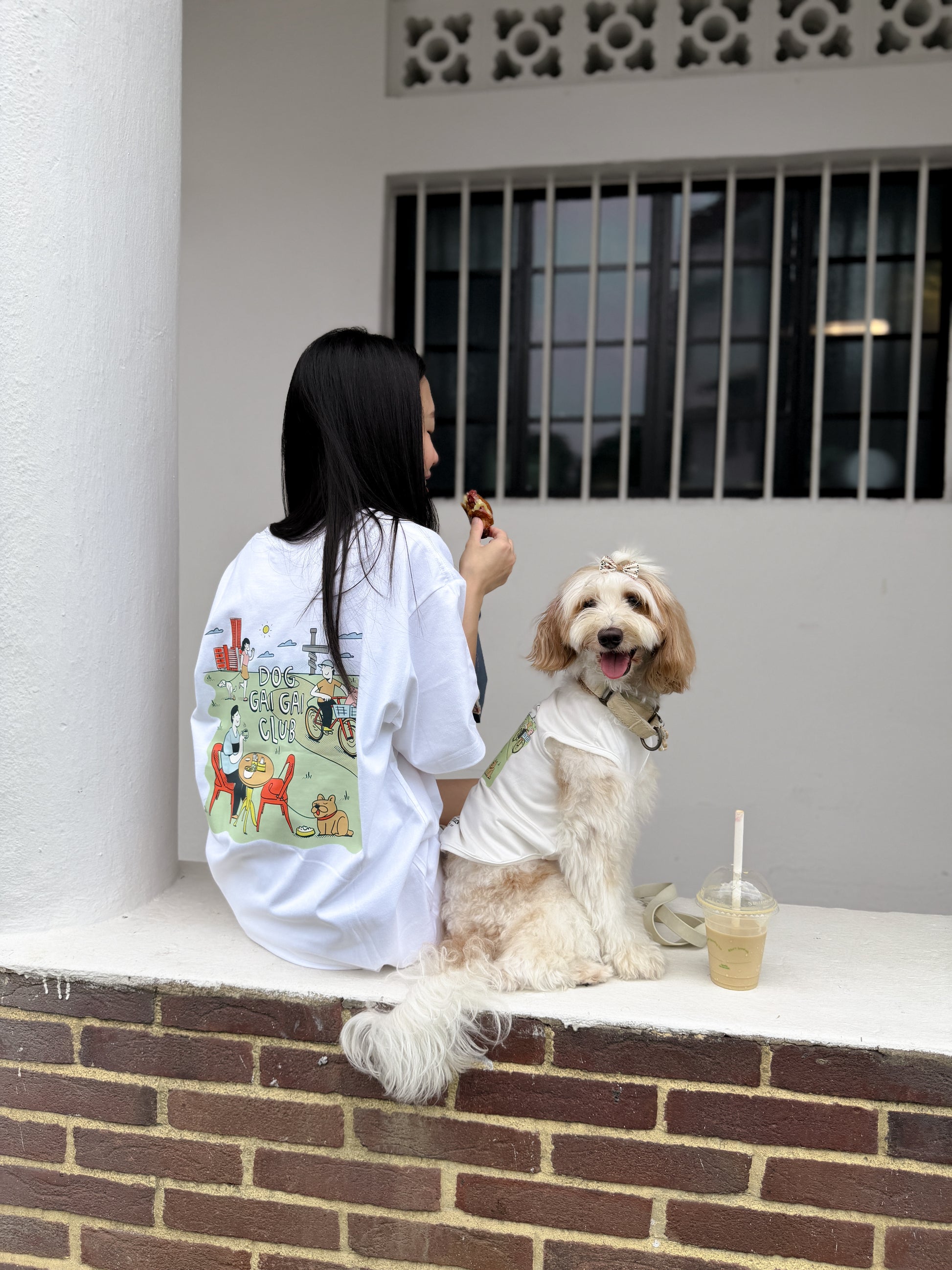 dog gai gai club tee (white)