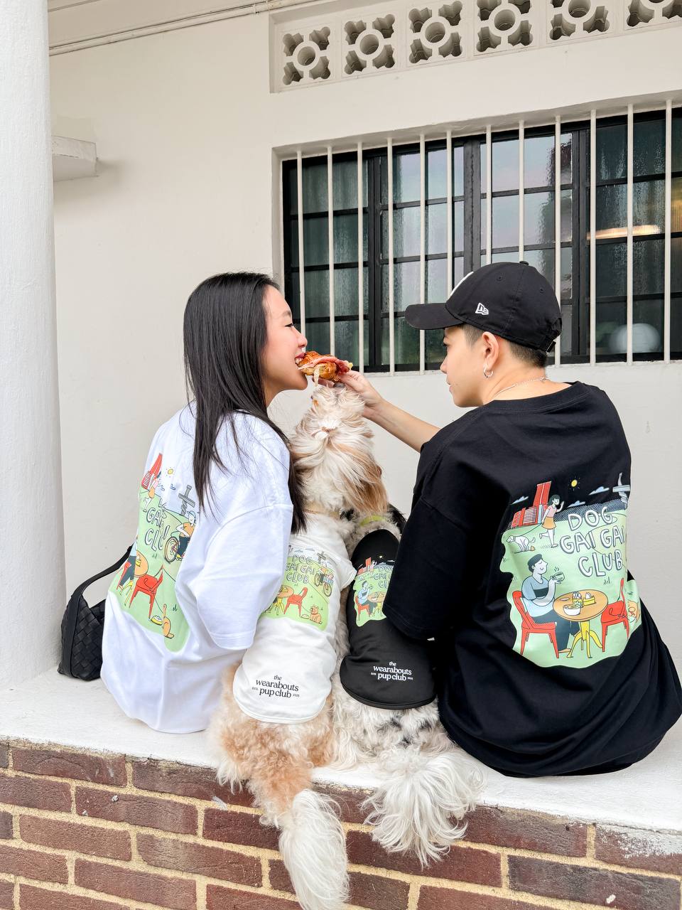 dog gai gai club tee (white)