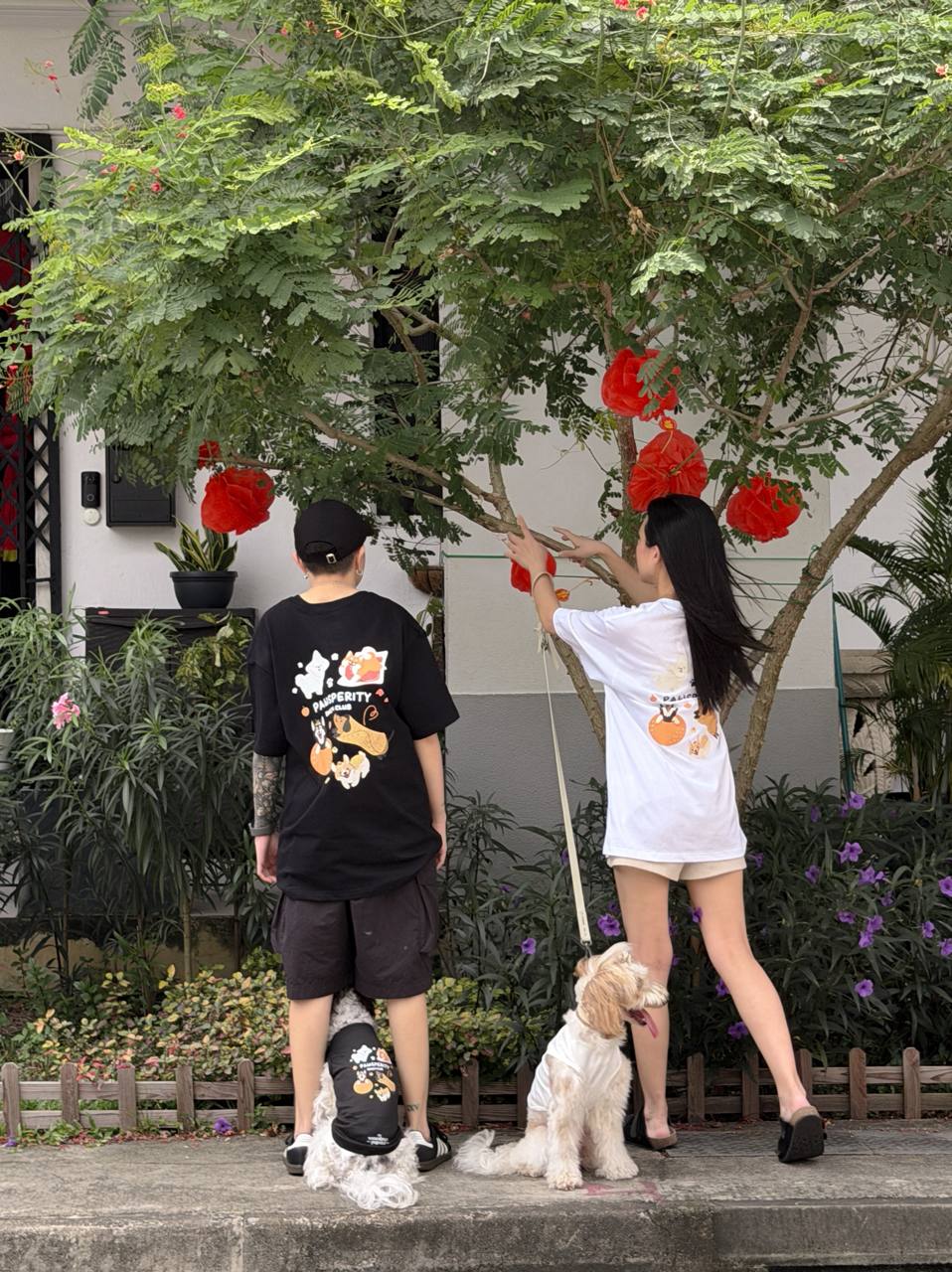 pawsperity snack club pup tee (black)