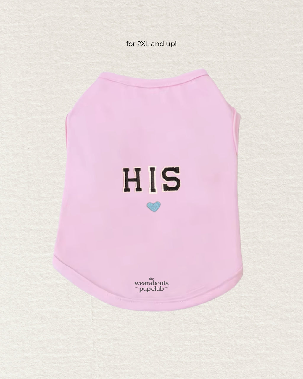 his/hers pup tee set