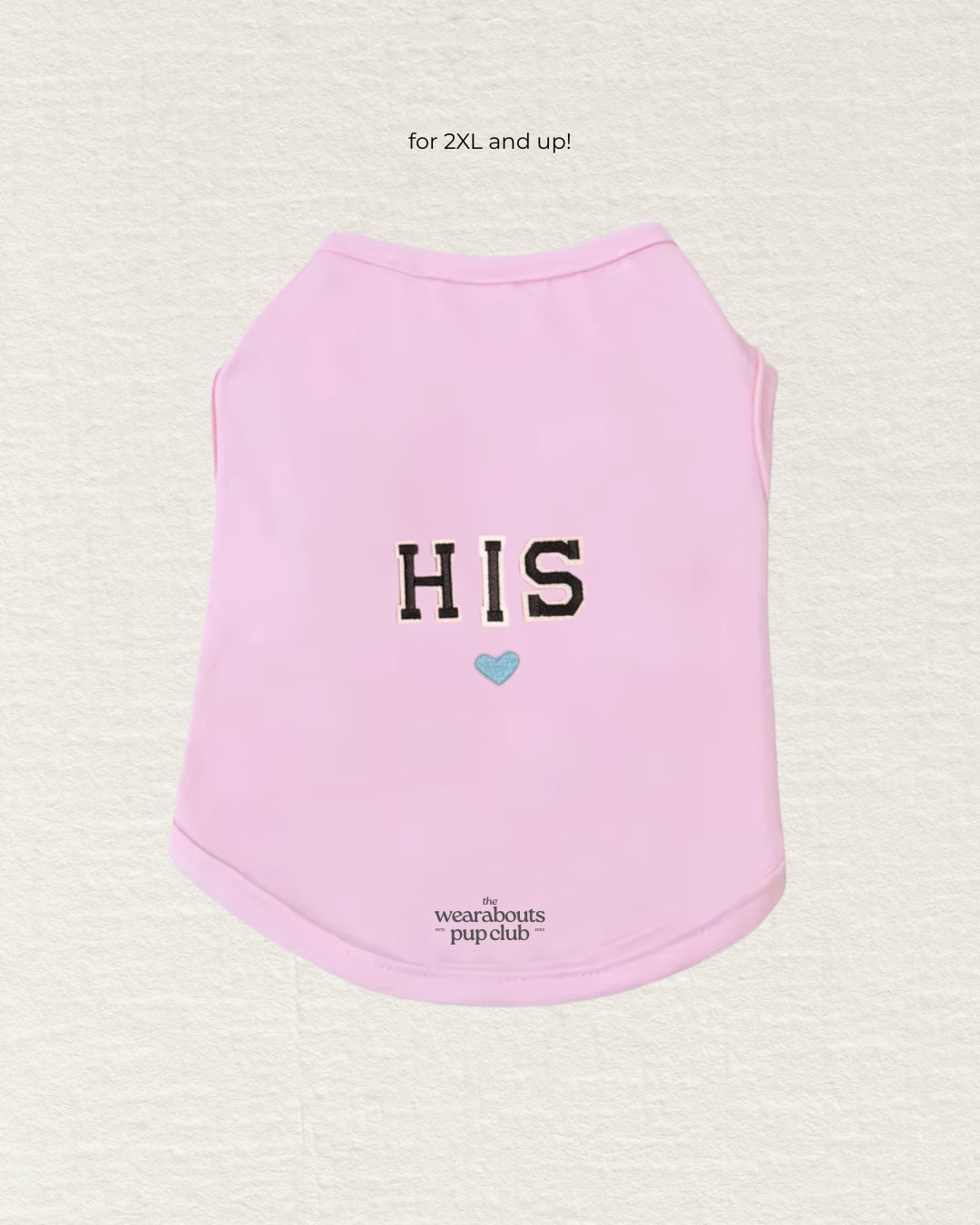 his/hers pup tee set