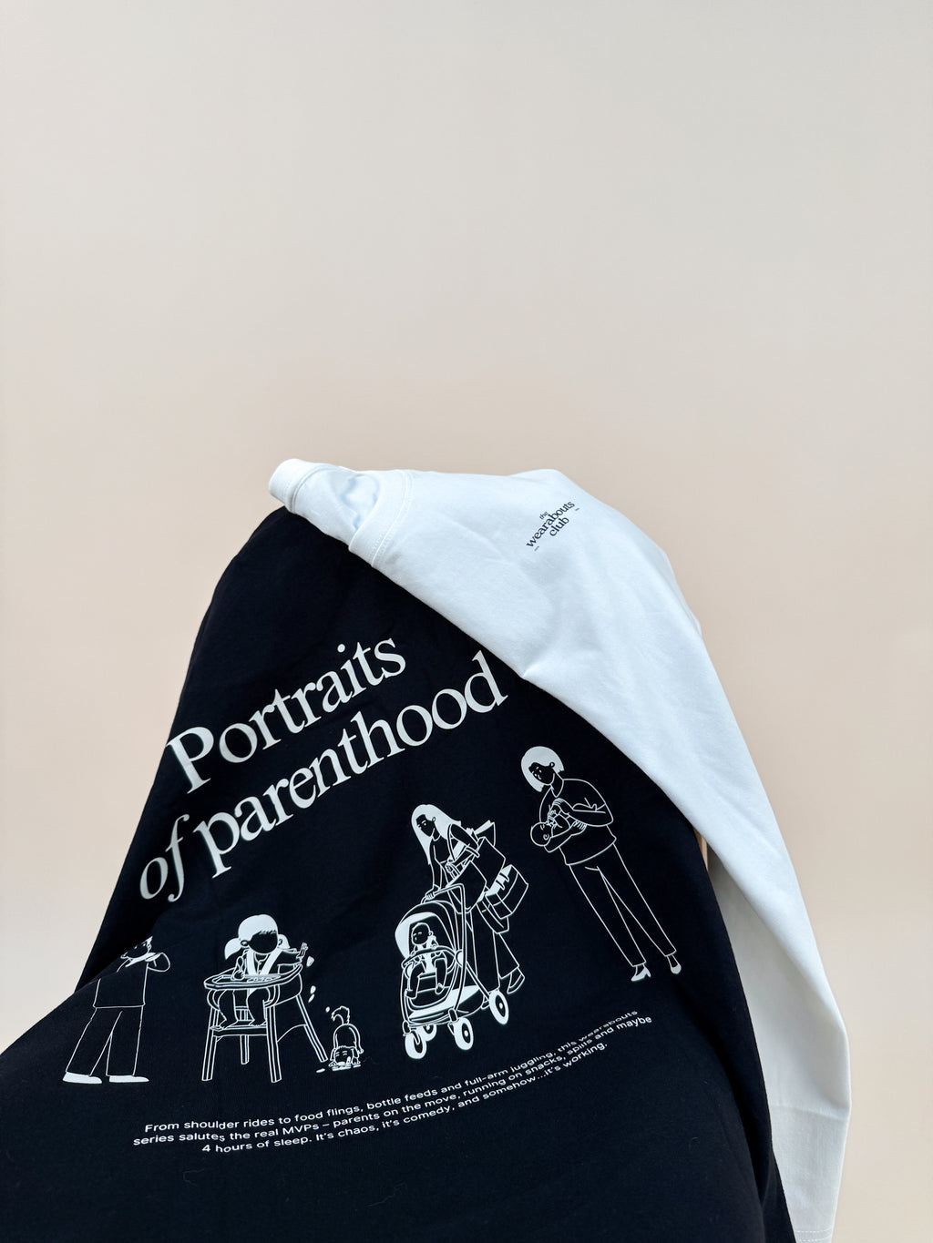 portraits of parenthood tee