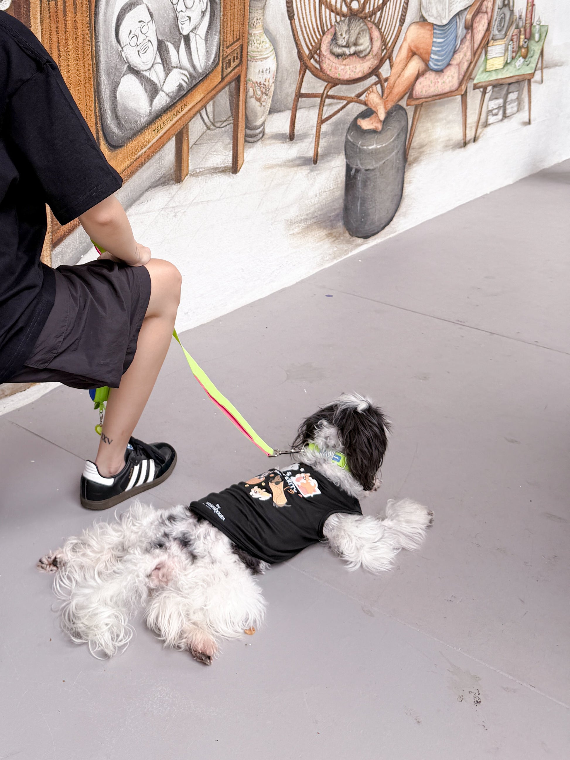 pawsperity snack club pup tee (black)