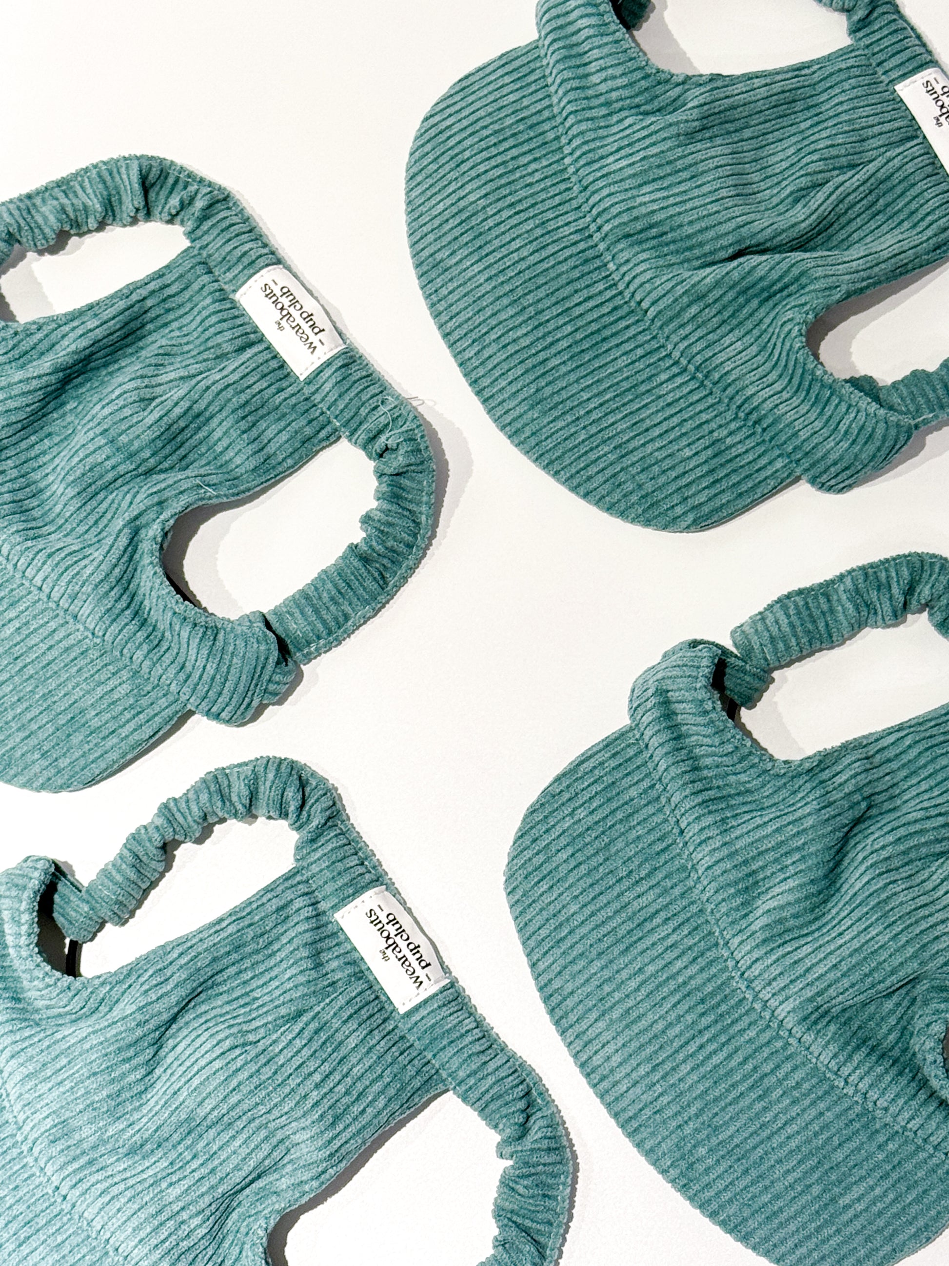 corduroy pup hat (green)