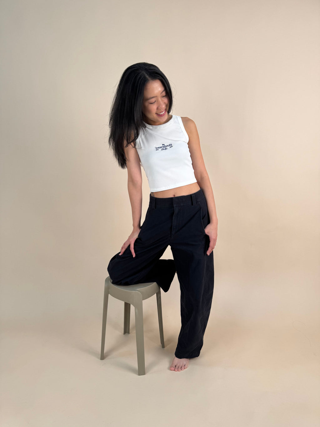 everyday twc tank top (white)