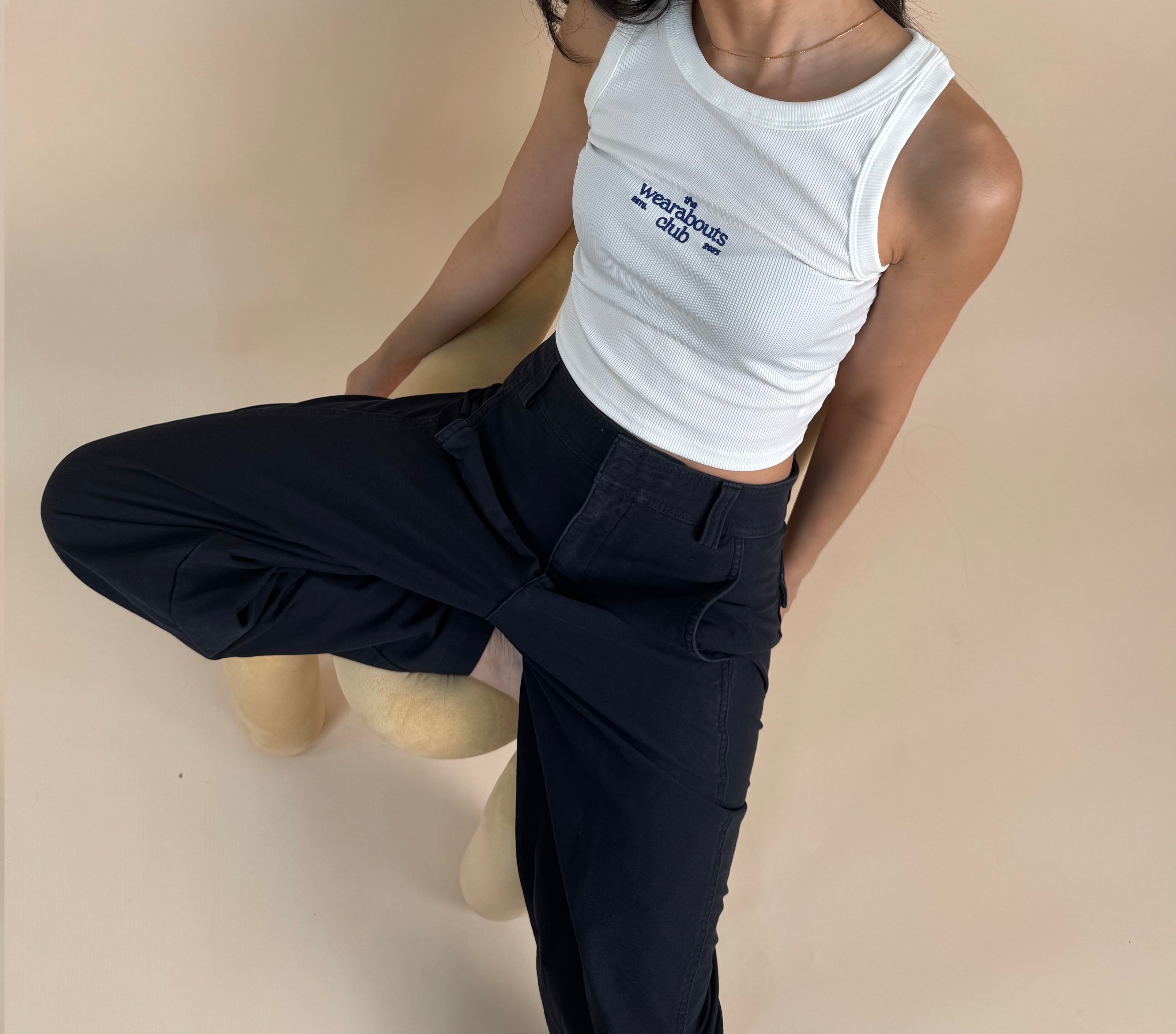 everyday twc tank top (white)