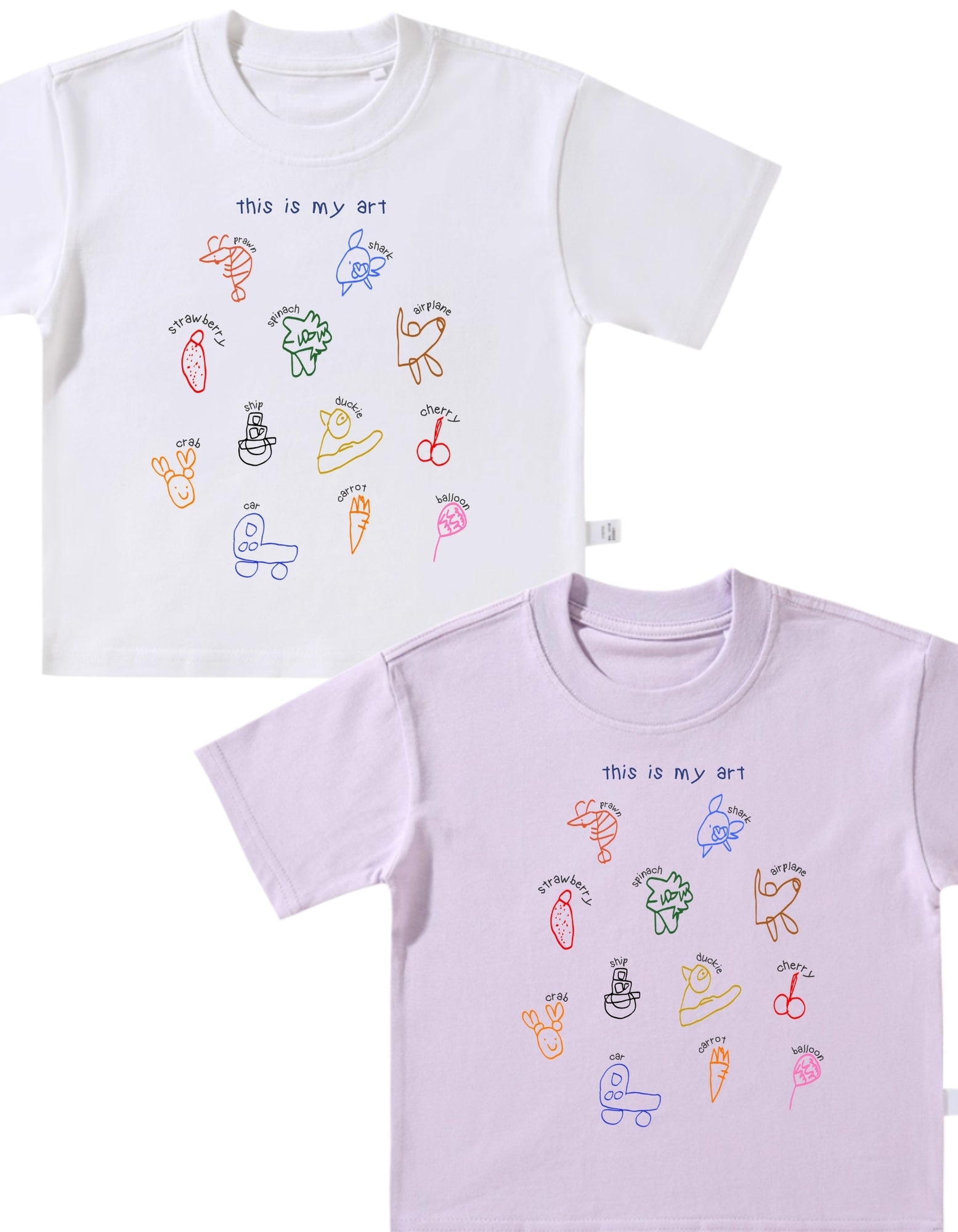 doodles by me kids tee (pre-order)