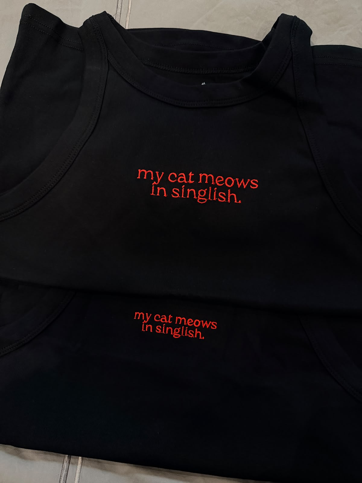 my cat meows in singlish (instock)